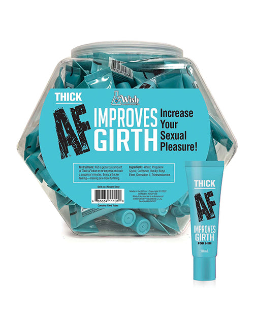 Thick Af Girth Cream 65 Pack Fishbowl - 10ml Popular Sex Toys Store in the USA Thick Af Girth Cream 65 Pack Fishbowl - 10ml Popular Sex Toys Store in the USA