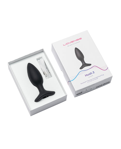 Lovense Hush 2 1.5 Inch Butt Plug - Black