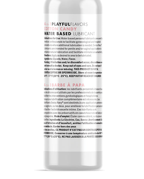 Swiss Navy 4 In 1 Playful Flavors Cotton Candy - 1 Oz