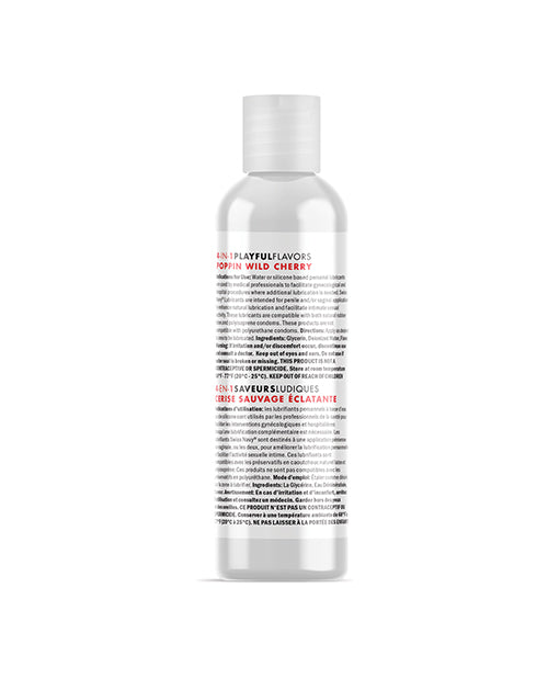 Swiss Navy 4 In 1 Playful Flavors Poppin Wild Cherry - 1 Oz