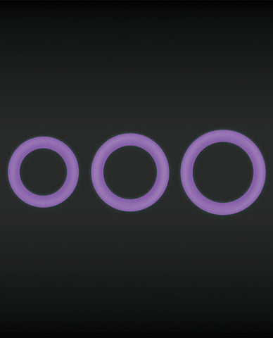 Firefly Halo Medium Cockring - Purple