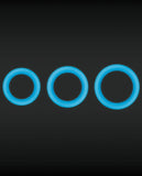 Firefly Halo Large Cockring - Blue