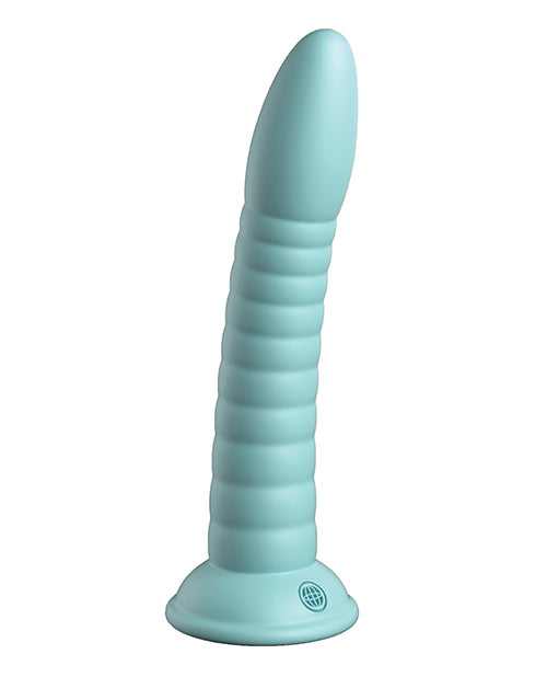 Dillio Platinum 7 Inch Wild Thing Silicone Dildo - Teal