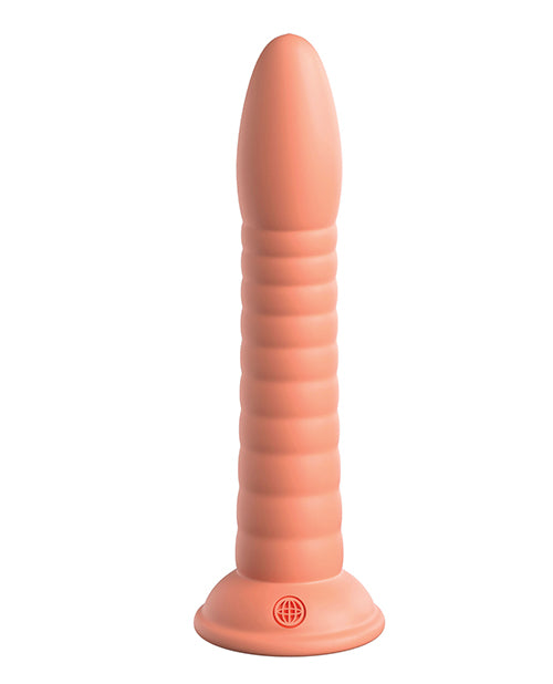 Dillio Platinum 7 Inch Wild Thing Silicone Dildo - Peach