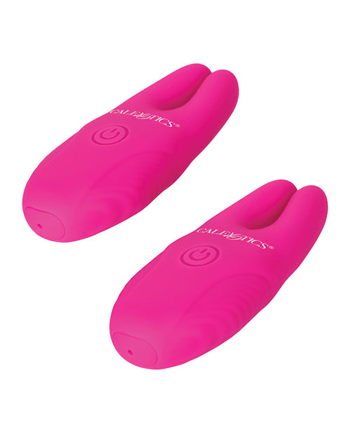 Silicone Nipple Clamps W-remote - Pink