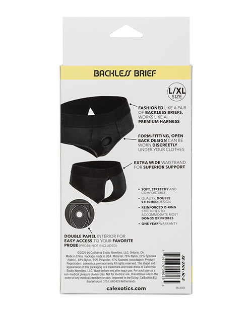 Boundless Backless Brief L-xl - Black