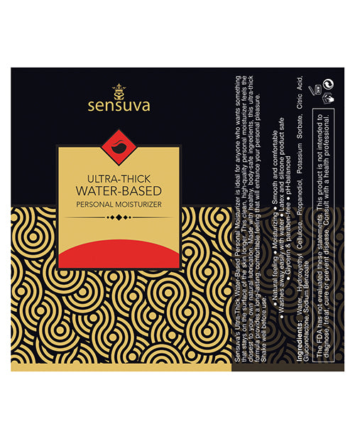 Sensuva Ultra Thick Water Based Personal Moisturizer - 4.23 Oz Strawberry