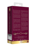 Shots Ouch Halo Handcuff W-connector - Burgundy