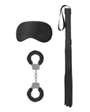 Shots Ouch Black & White Introductory Bondage Kit -1 - Black