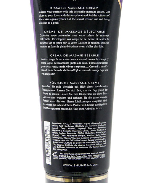 Shunga Kissable Massage Cream - 7 Oz Exotic Fruits