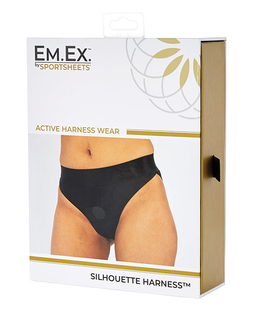 Sportsheets Em.ex. Silhouette Harness Xxx-large - Black