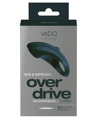 Vedo Overdrive Plus Rechargeable C Ring - Just Black