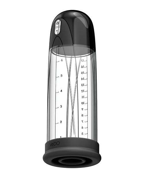 Vedo Pump Rechargeable Vacuum Penis Pump - Just Black