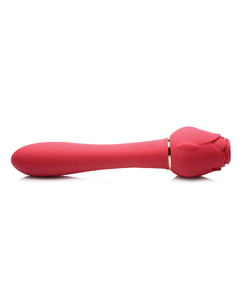 Inmi Bloomgasm Sweet Heart Rose 5x Suction Rose & 10x Vibrator - Red