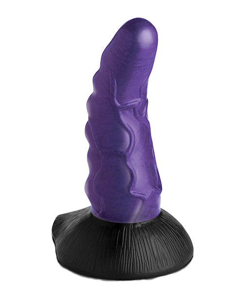 Creature Cocks Orion Invader Veiny Space Alien Silicone Dildo - Purple-black
