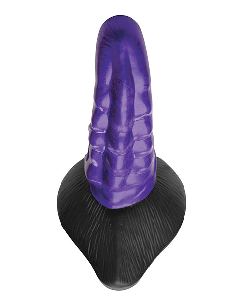 Creature Cocks Orion Invader Veiny Space Alien Silicone Dildo - Purple-black