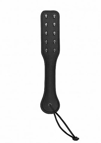 Ouch! Skulls & Bones Paddle with Skulls Black
