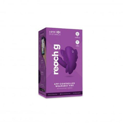Love Distance Reach G App- Controlled Wearable Vibe Purple