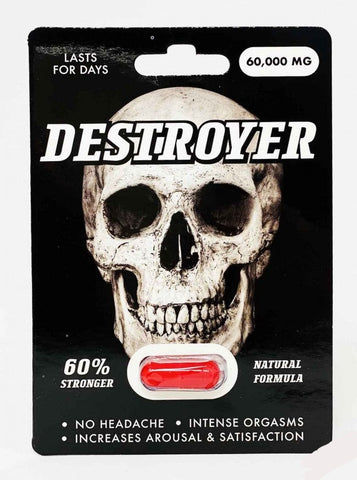 Destroyer 60000mg Male Enhancement Red Pill