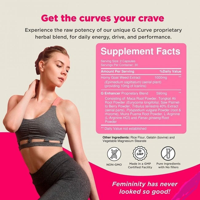 Natures Craft G Curve Women Advanced Formula Breast Enhancement Pills