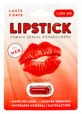 Lipstick 1200 mg Female Sexual Enhancement Red Pill
