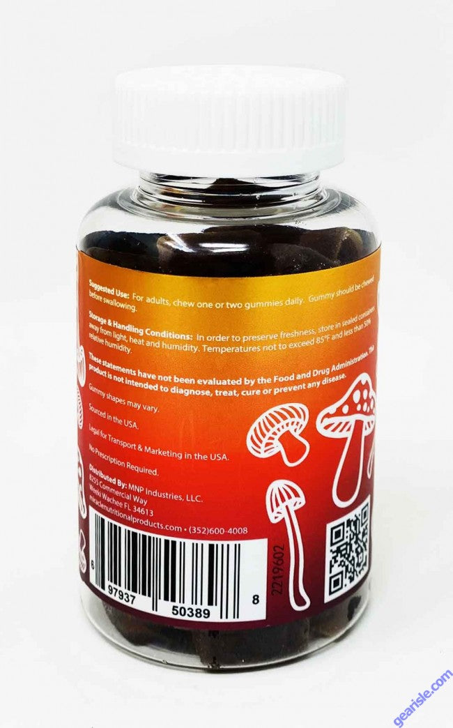Miracle Reishi Mushroom Dietary Supplement 45 Gummies Bottle