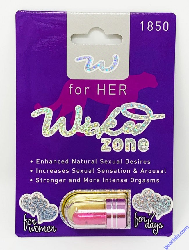 Wicked Zone 1850 For Her Libido Natural Enhancement Pill