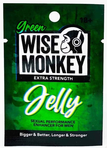 Wise Monkey Green Jelly Male Enhancement Sachet