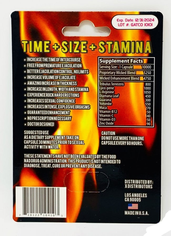 X Fire 10000 Male Sexual Performance Enhancement Pill