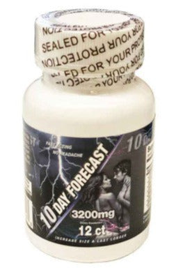 10 Day Forecast 3200mg Dietary Supplement Pill 12 Ct Bottle