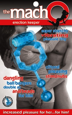 Macho Erection Keeper C Ring - Blue