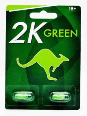 Kangaroo 2K Green Male Enhancement Pill Double Pack