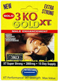 3 KO Blue Solo Gold XT Male Libido Enhancer Pill 2800mg