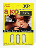 3 KO White 1600mg Cartridge of 3 Pill Male Sexual Enhancer