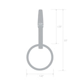 Stainless Steel Penis Plug With Ring