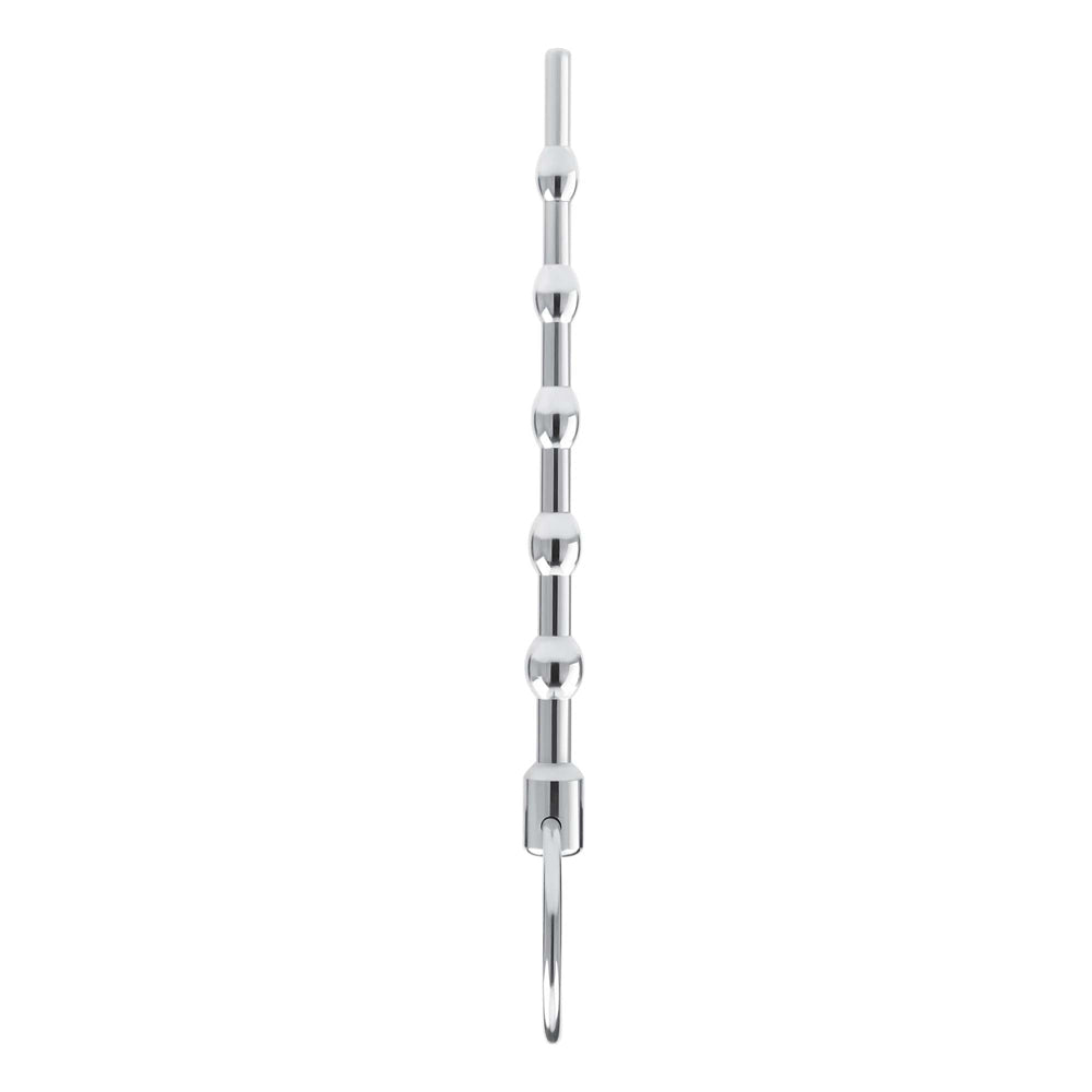 4.5 Inch Stainless Steel Beaded Urethral Sound