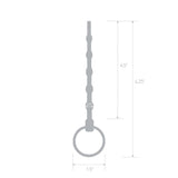 4.5&quot; Stainless Steel Beaded Urethral Sound