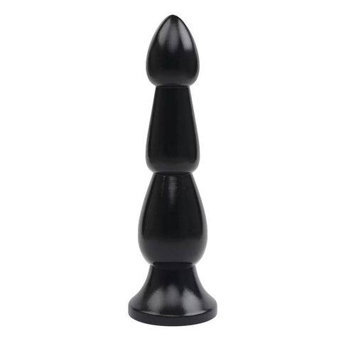 9&quot; Ribbed Butt Plug