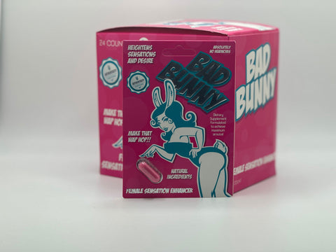 Bad Bunny Femal Pill Enhancer 24 Ct Display