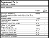 Natures Wellness Horny Goat Weed Extract Maca Root 60 Capsules