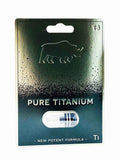 Pure Titanium Ti Male Sexual Enhancement Black Silver Pill