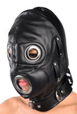 Total Lockdown Leather Hood Black Small/Medium