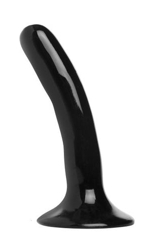 Slim Strap On Harness Dildo Black