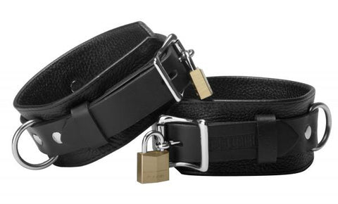 Strict Leather Deluxe Locking Wrist Cuffs