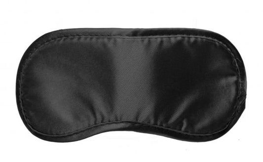 Black Satin Blindfold Mask