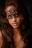 The Enchanted Black Lace Mask