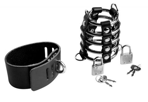 Strict Gates Of Hell Chastity Device Black