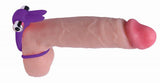 Throbbin Hopper Cock & Ball Ring Vibrating Purple