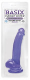 Basix Rubber Works 9 inches Suction Cup Dong Purple