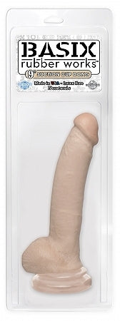 Basix Rubber Works 9 inches Beige Dong With Suction Cup